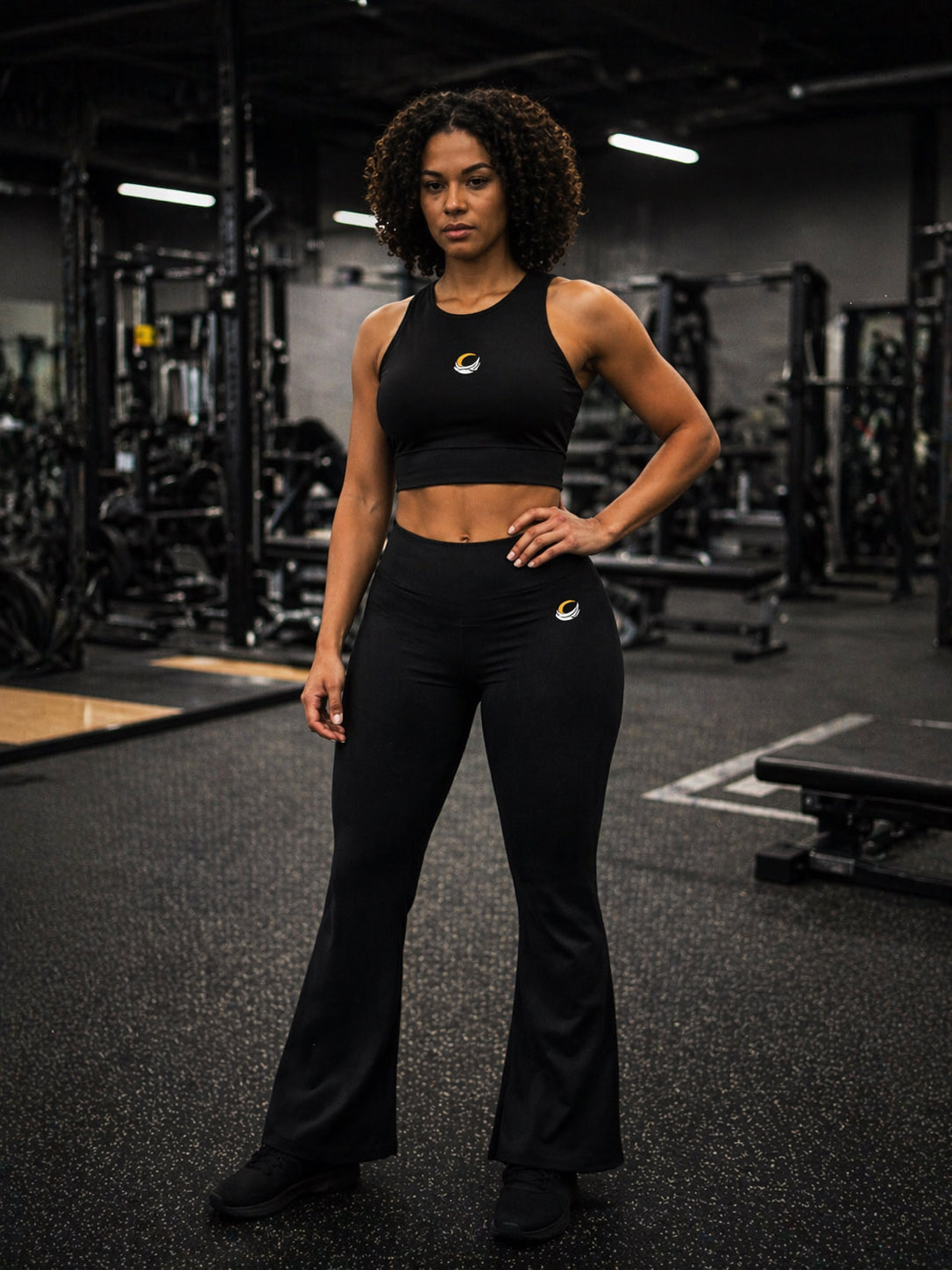 Legging Sport Femme Bas Large – Essential Performance