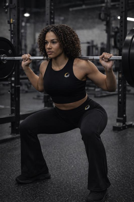 Legging Sport Femme Bas Large – Essential Performance